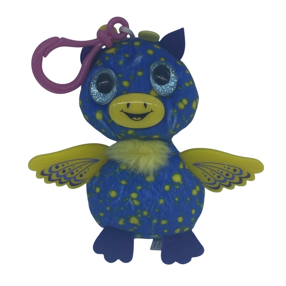 Hatchimals‎ Blue Yellow Spots Plush Backpack Clip On Toy Spin Master 2018" Works